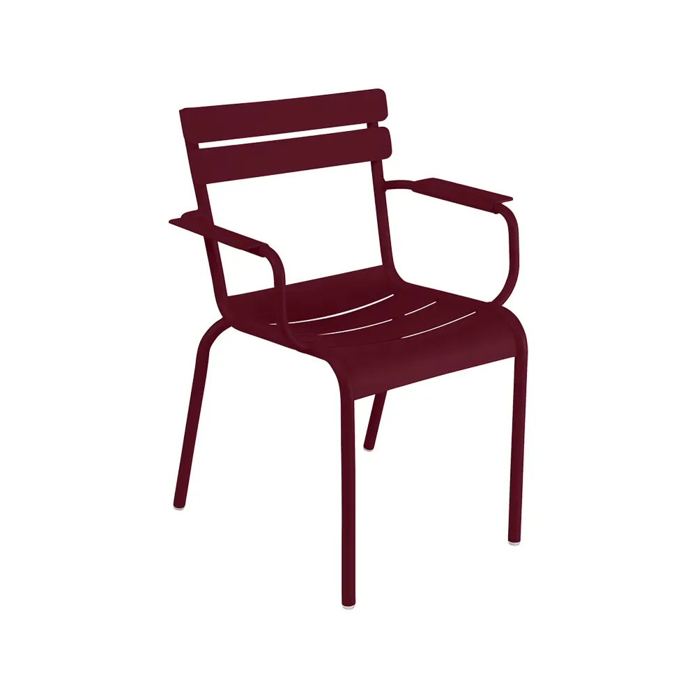 Fermob Luxembourg karmstol Black cherry (vinröd)