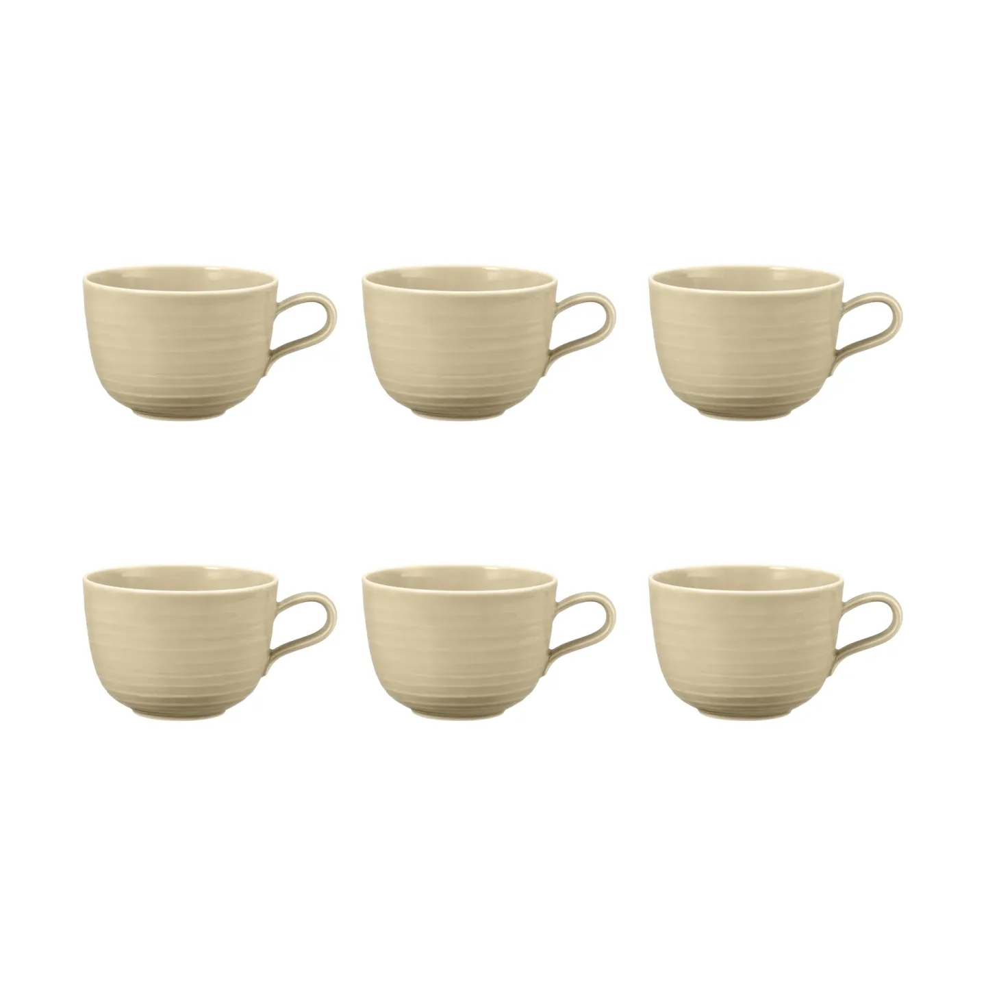 Seltmann Weiden Terra Tasse 38 cl 6er Pack Sand Beige