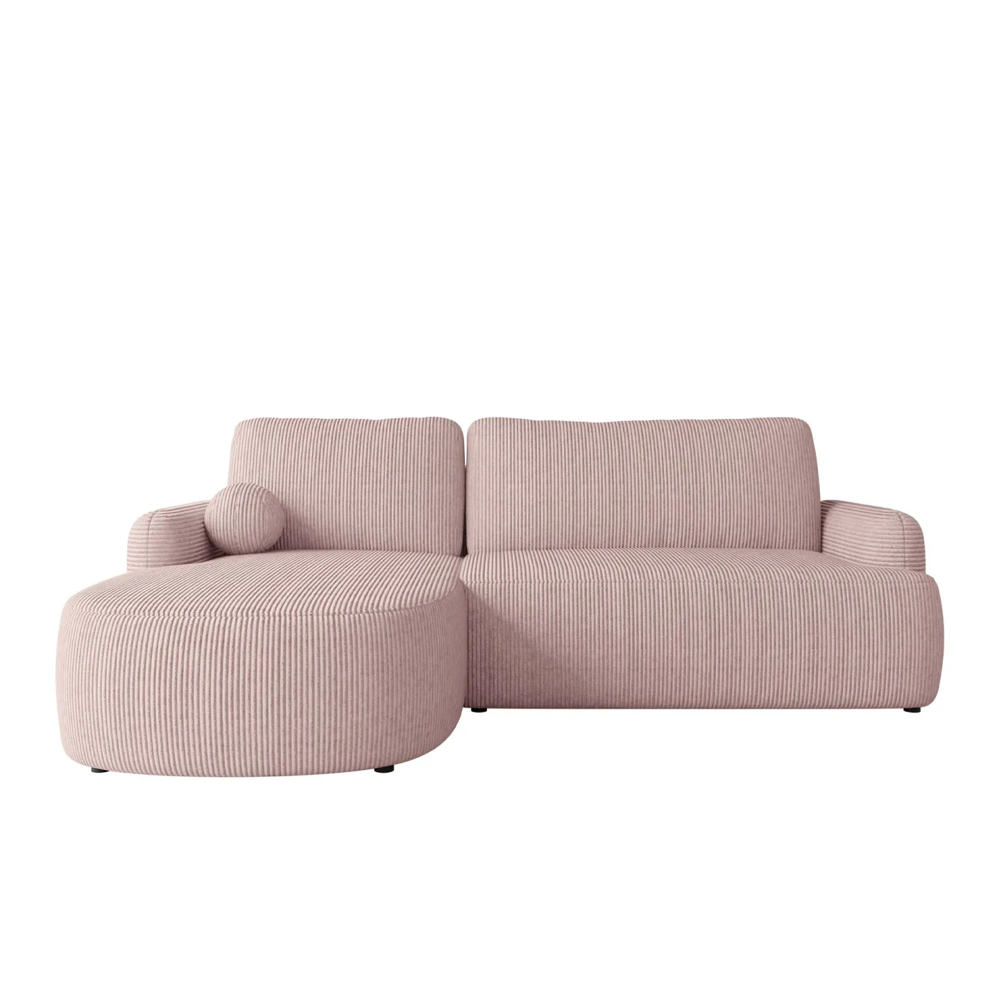 Branrel 3-sits Soffa med divan - rosa