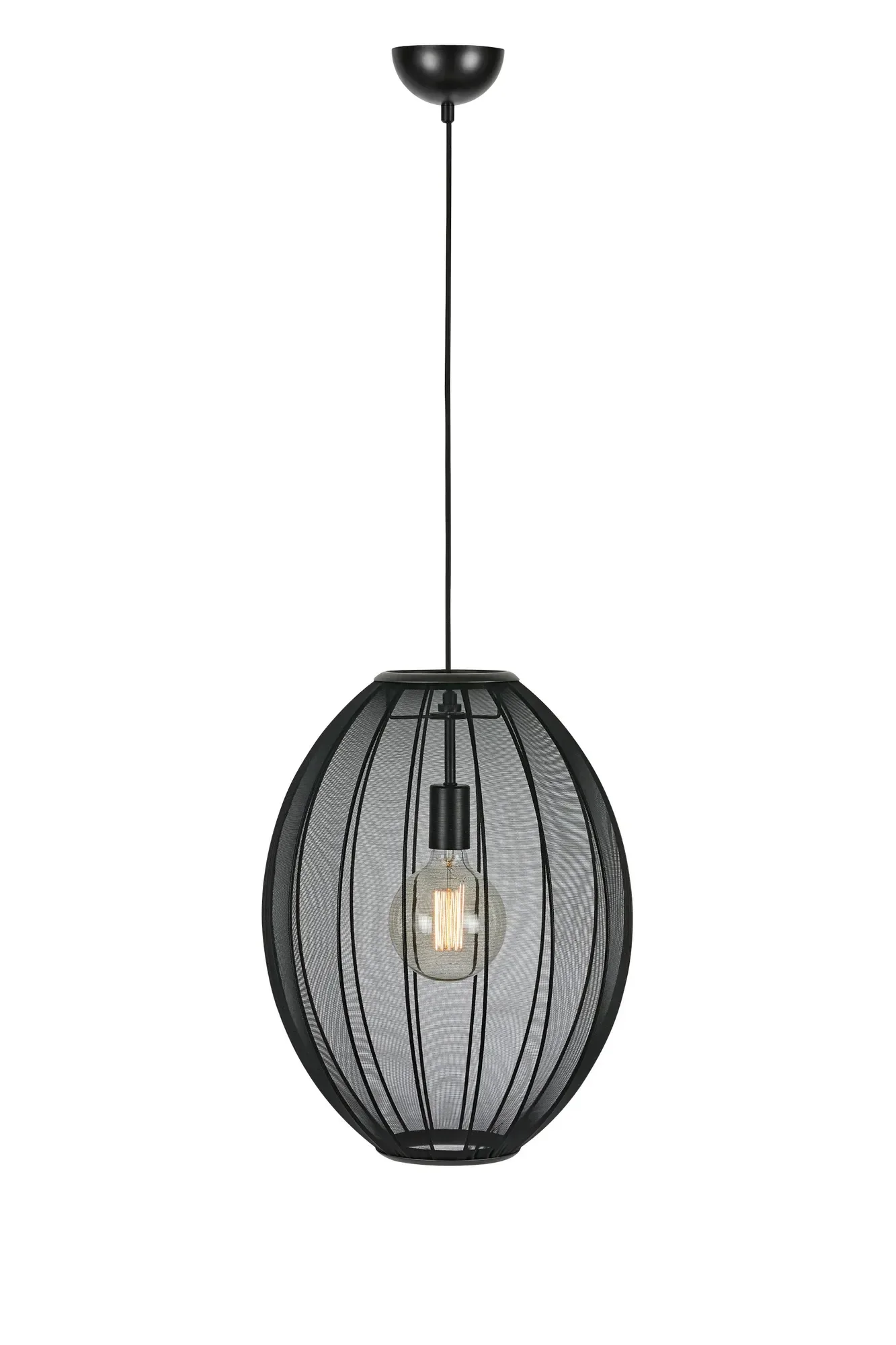 Florence Deckenleuchte Schwarz 40 cm