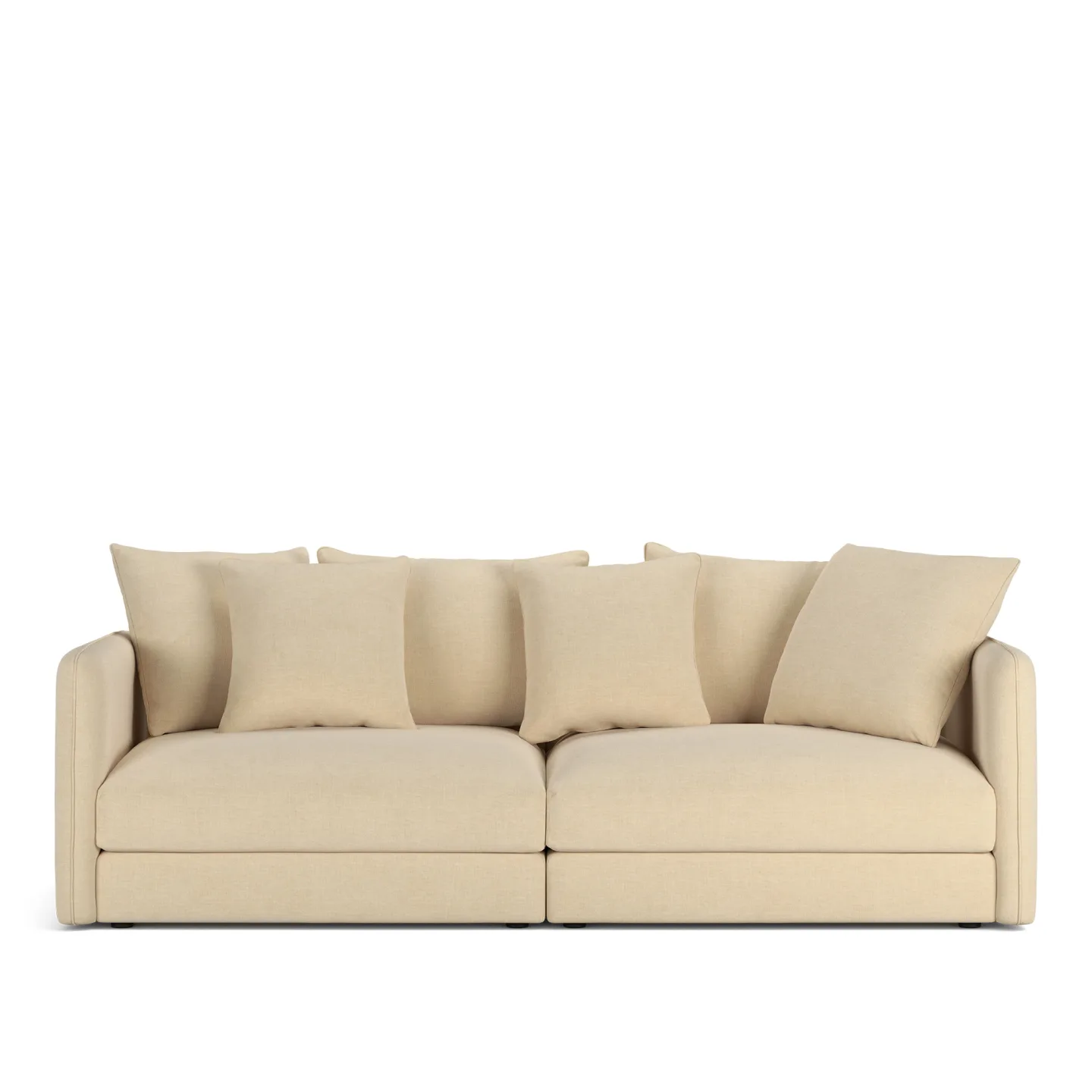 NOGA - Pavarotti 2.5-Seater, Removable Cover, Cushion Variant 01, Sienna 101 - Soffor - Beige