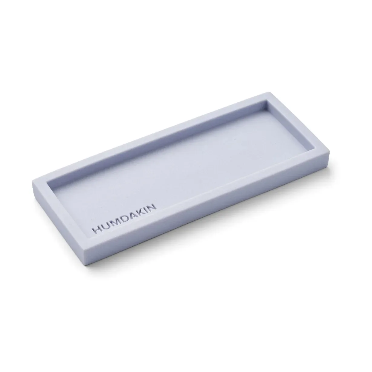 Humdakin Humdakin Tablett leichter Sandstein 10x25 cm Blue glass