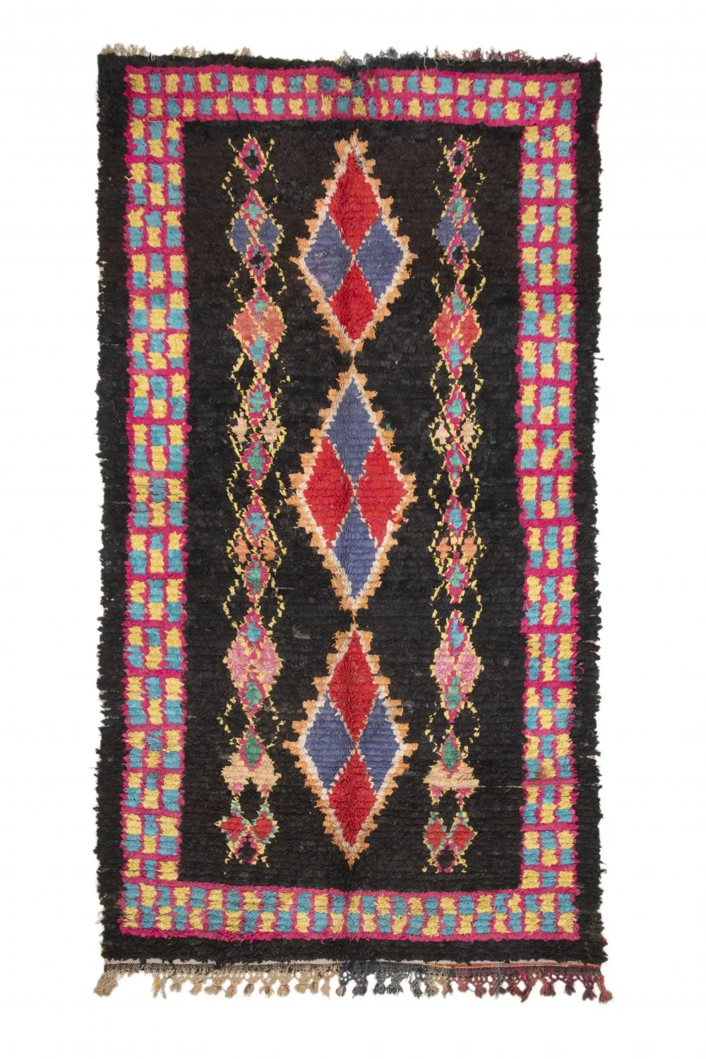 Marokkansk Boucherouite-teppe 315 x 165 cm