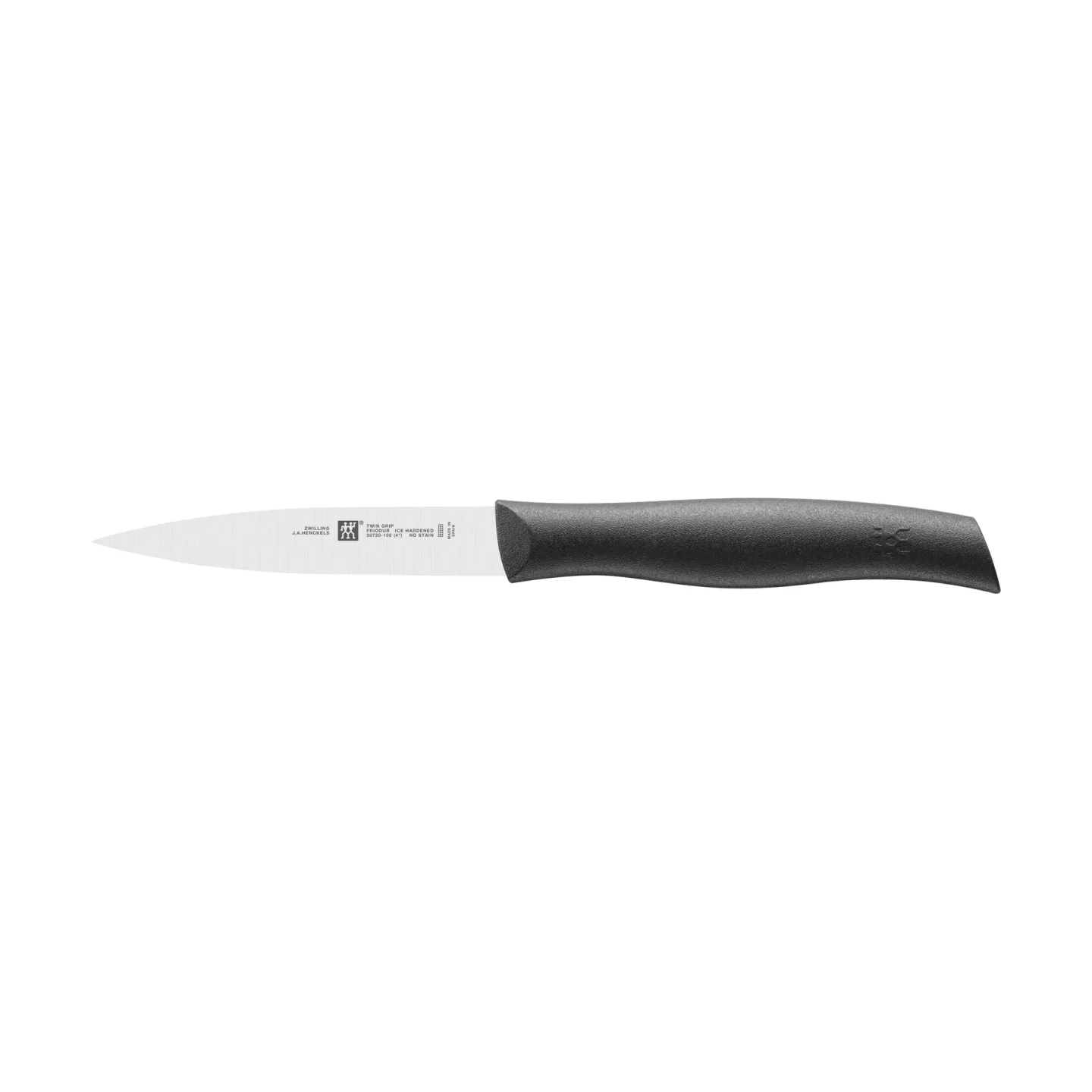 Zwilling Zwilling Twin grip spitzes Gemüsemesser 10 cm Schwarz-Edelstahl