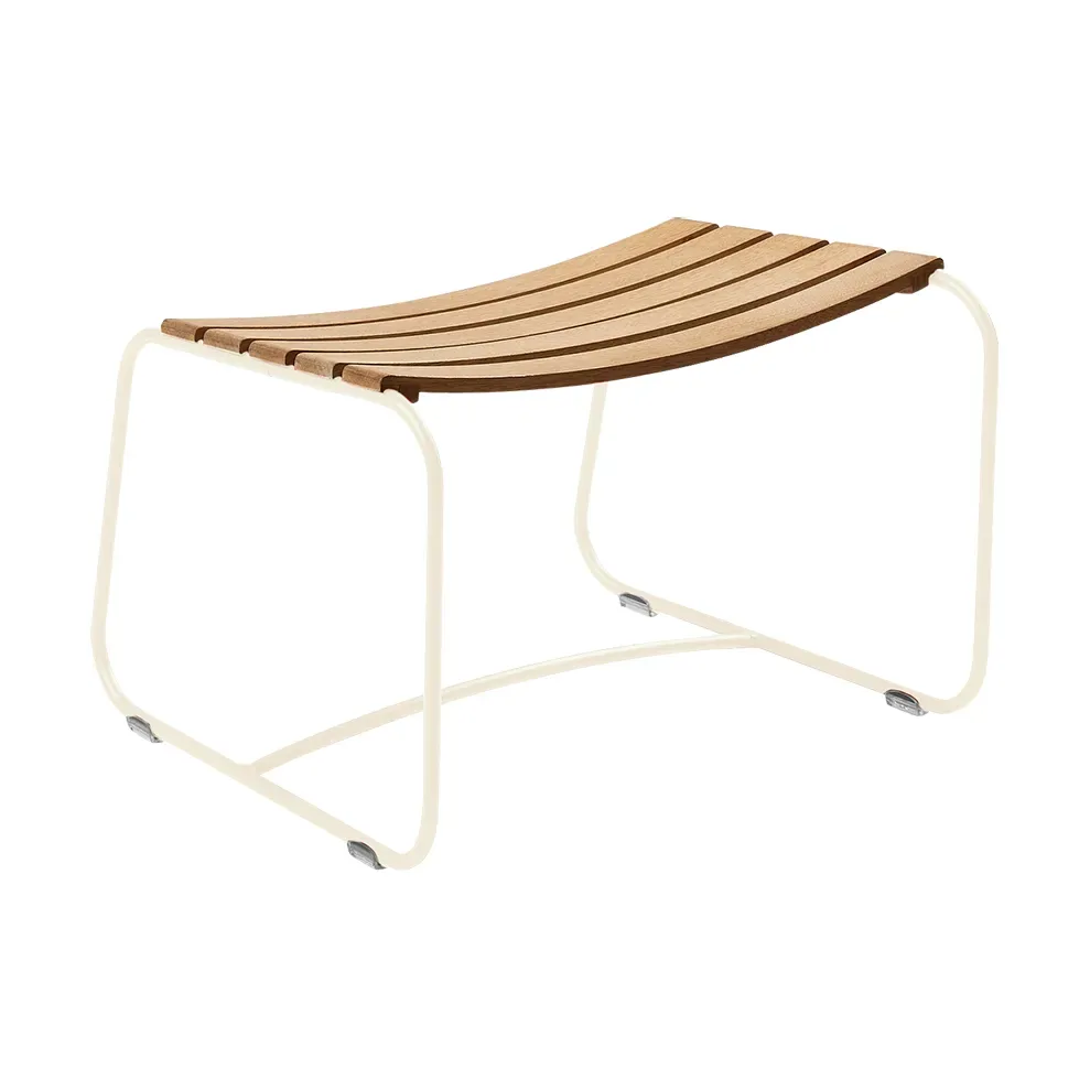 Fermob Surprising Teak fotpall Latte beige (beige)