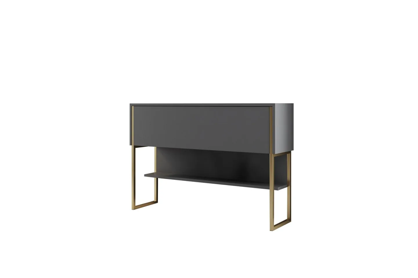Luxe Byrå 120 cm - Guld/Antracit