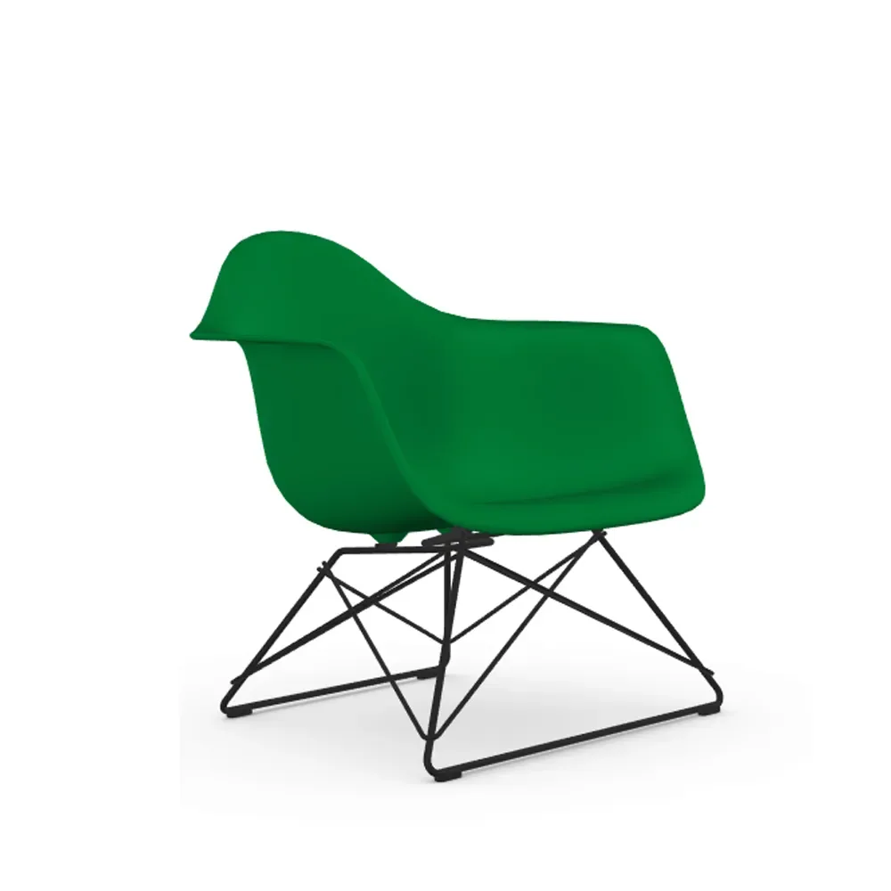 Vitra Eames plastic armchair LAR fåtölj Green-Black