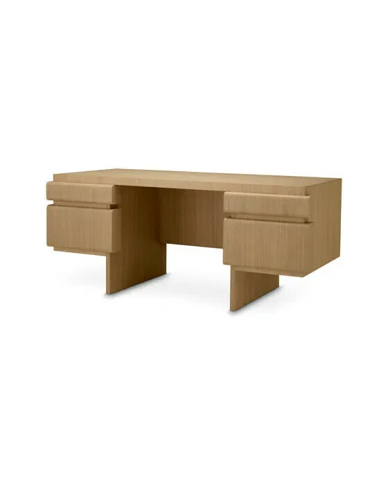 Colston Desk Natural Oak Veneer