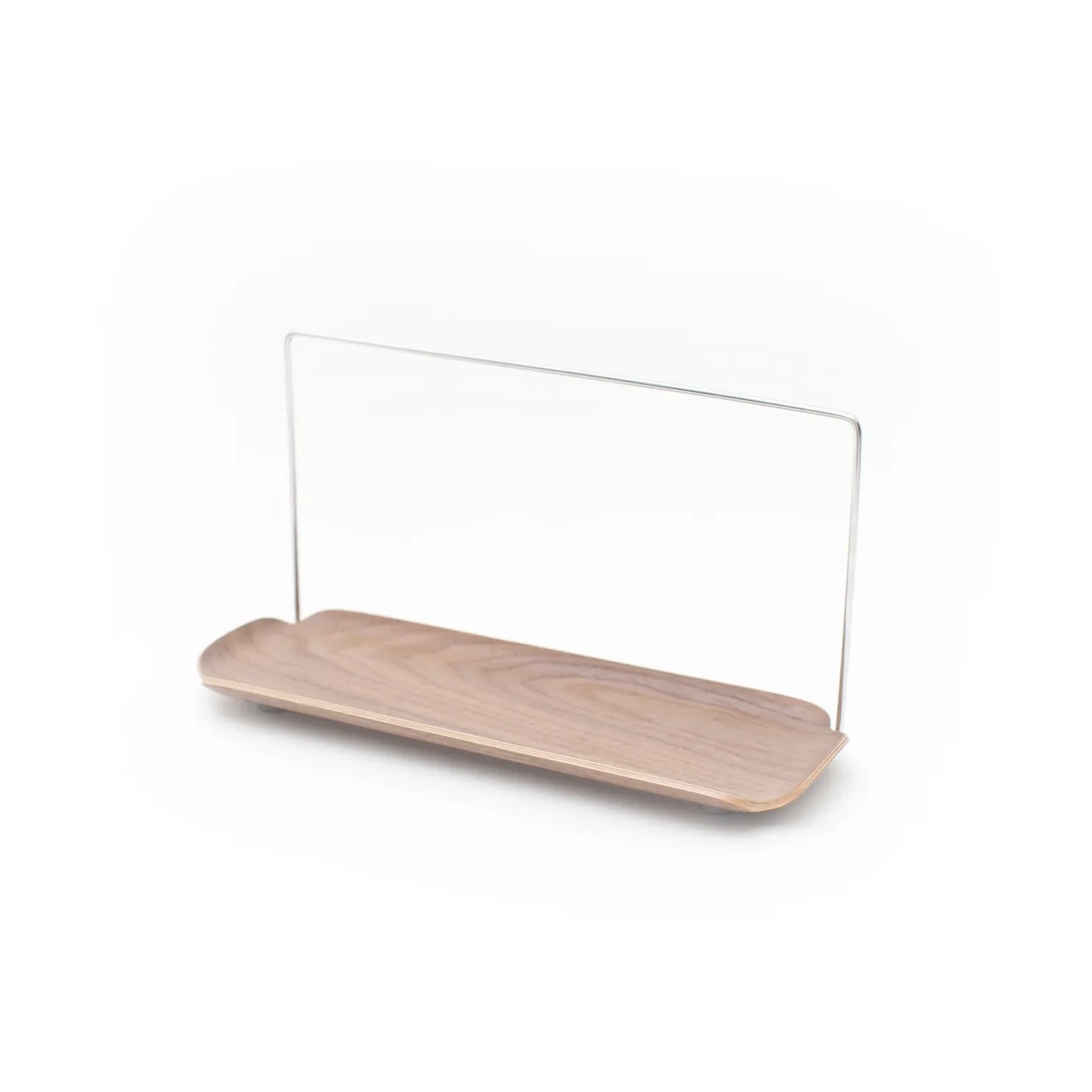 Bosign LEAF Waschbecken Organizer mit Geschirrtuch Kleiderbügel Walnuss-Edelstahl