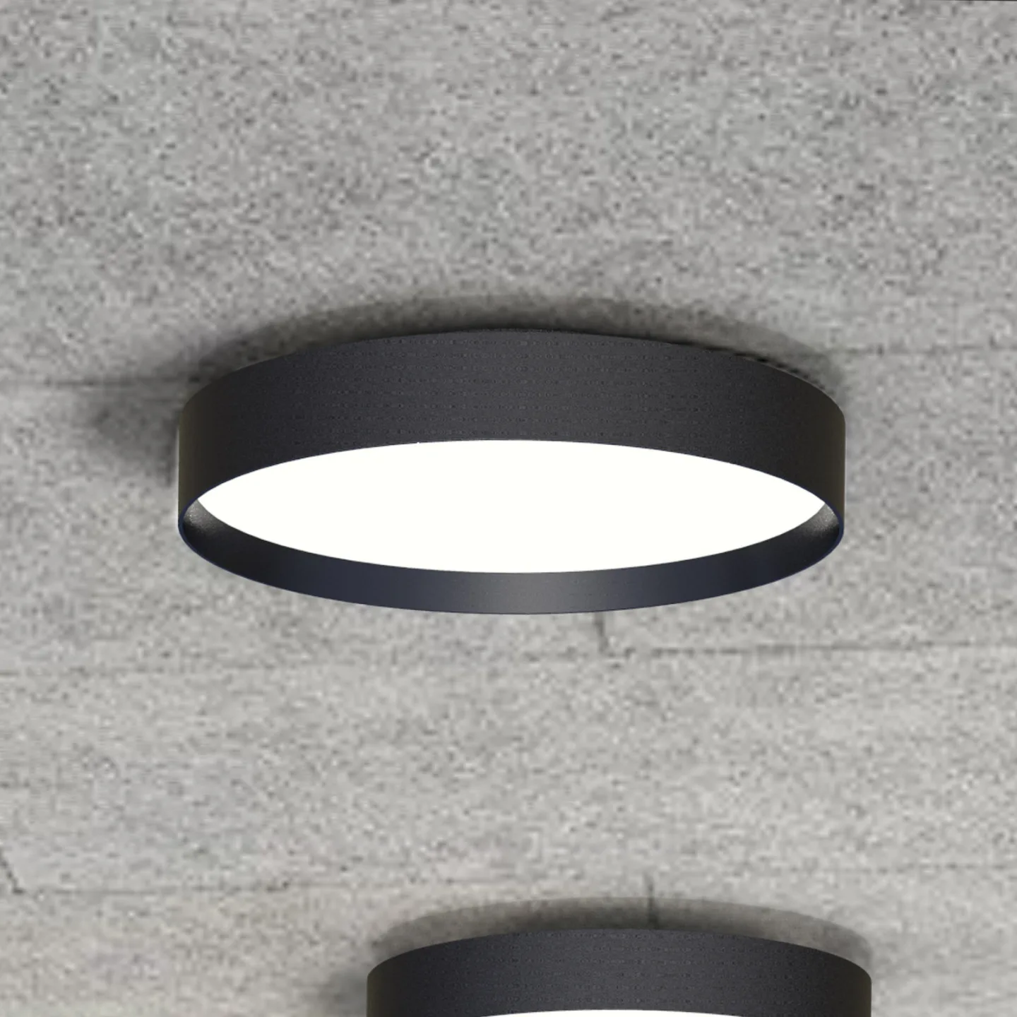 Lucia 45 Deckenleuchte Black - Loom Design - Wohnzimmer - Modern - Metall - Rund