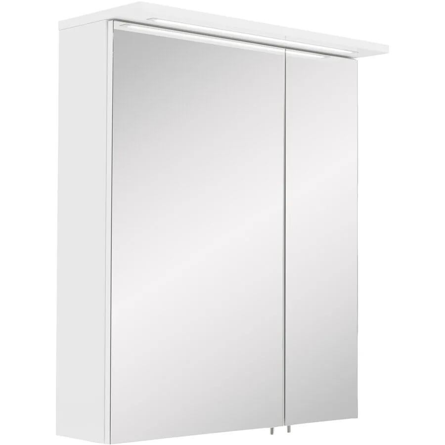 Spiegelschrank Kalim weiss glanz Holzwerkstoff B 60 cm T 23.7 cm