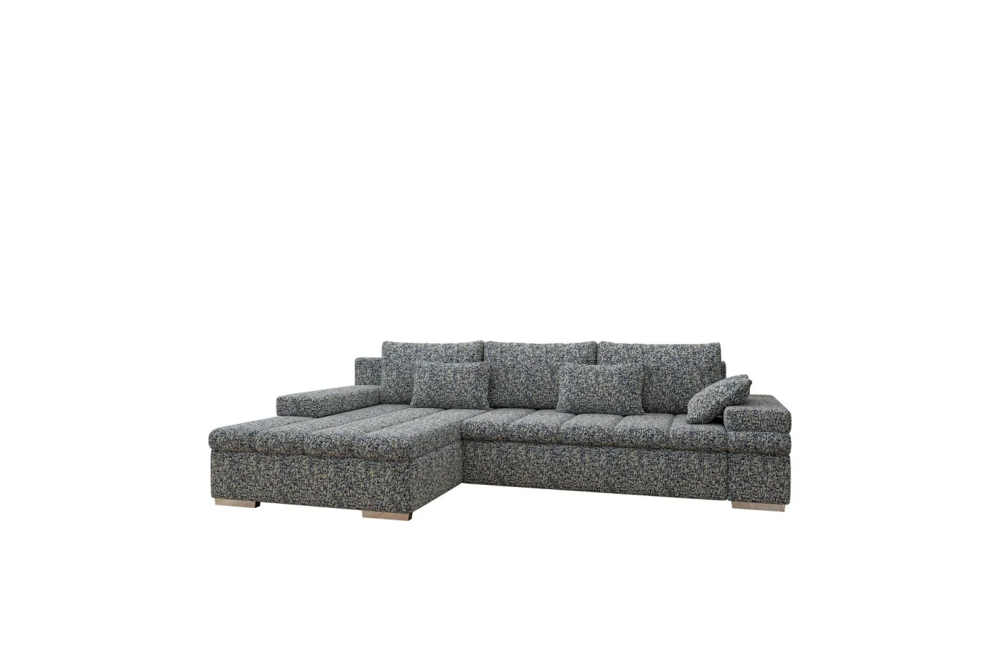 Naoma Bäddsoffa med Divan 4-sits - Marinblå