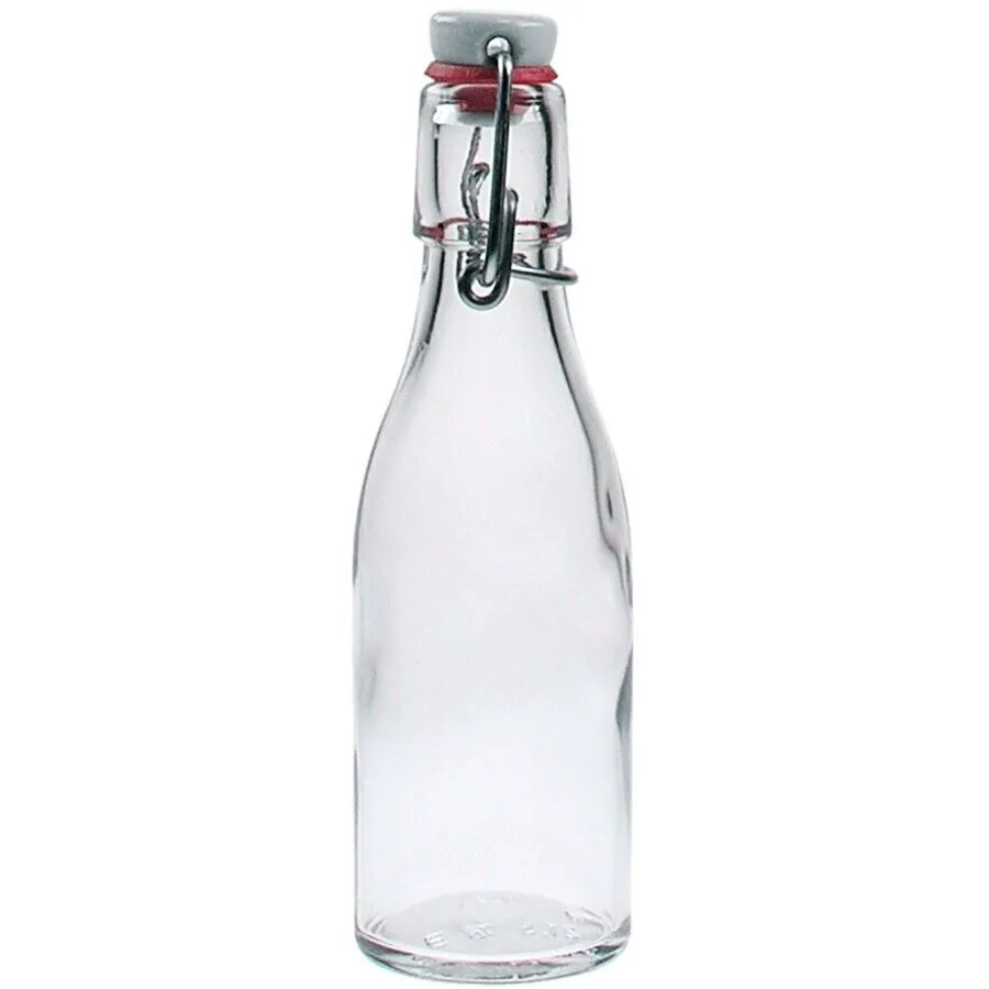 Flasche Therese Transparent Aluminium/Glas 19 cm 0.2 l