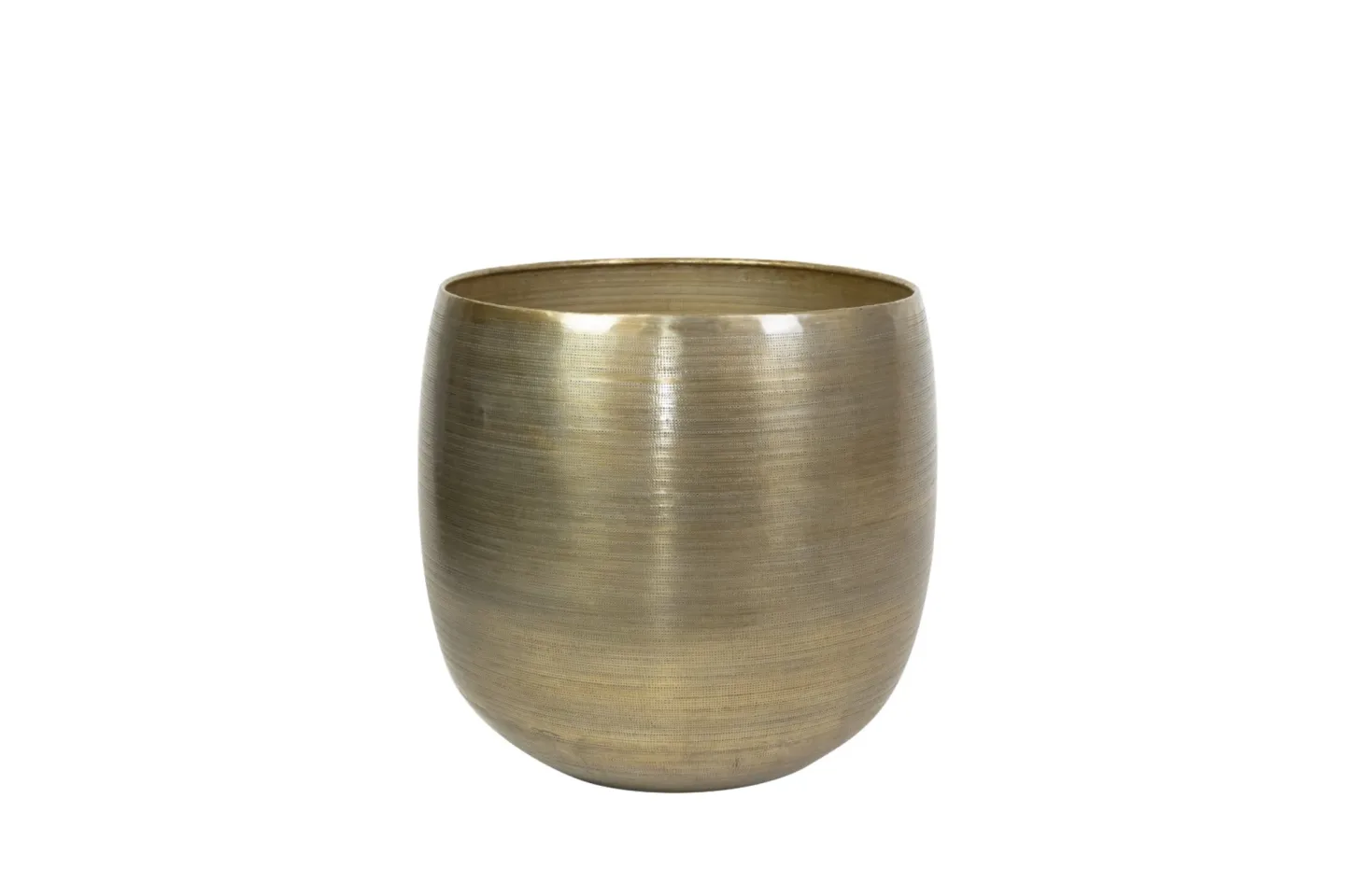 Decofinder Pflanzengefäss Rowen, Übertopf, Gold B: 17 cm | Schubiger Möbel