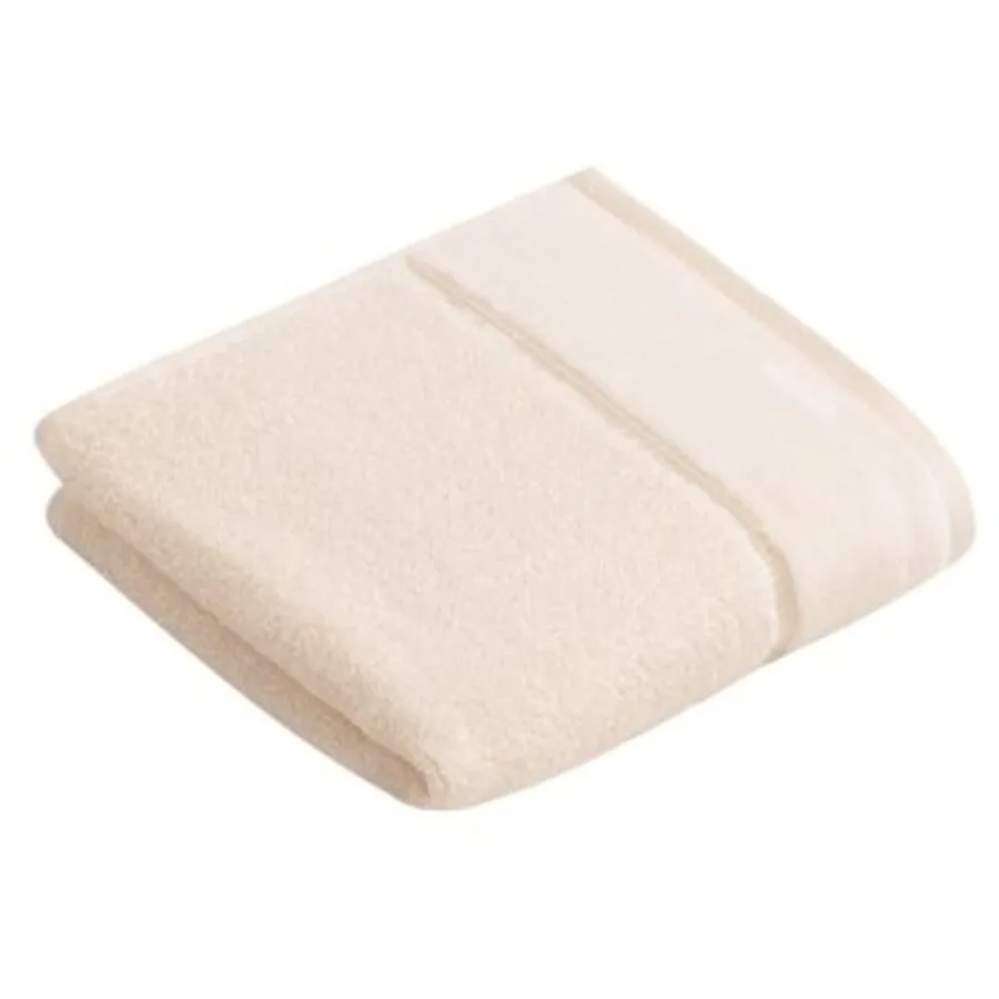 Vossen Gästetuch Pure ivory 100% Bio-Baumwolle