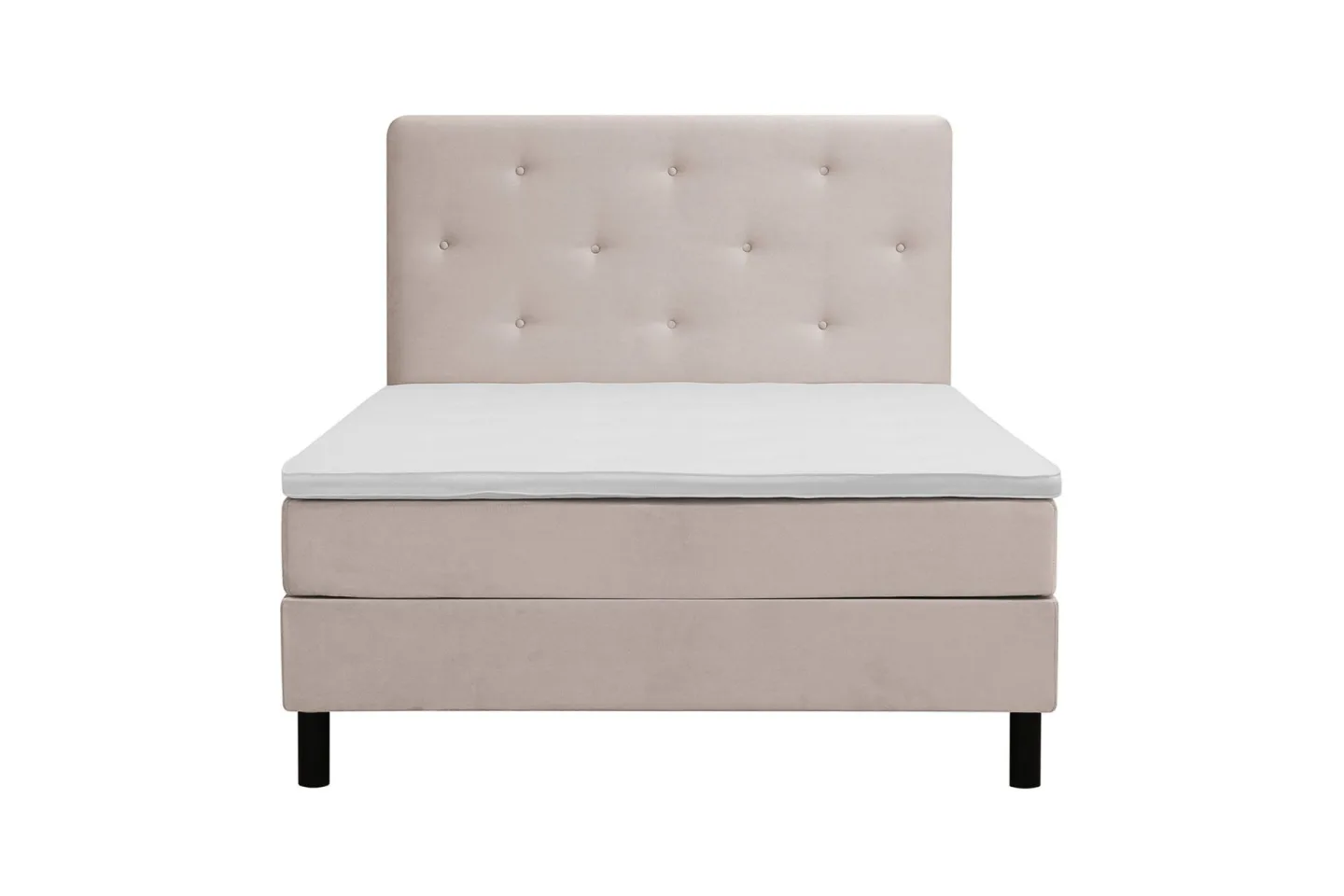 Dream Komplett Sängpaket 120x200 cm Assymetriska knappar - Beige