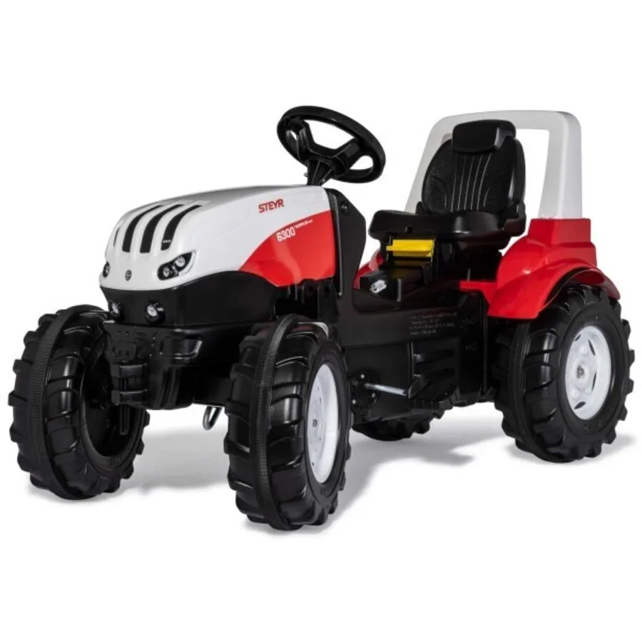 RollyFarmtrac Steyr 6300 Terrus CVT Rolly Toys Rot Kunststoff - Farbe: Rot/Schwarz/Weiss