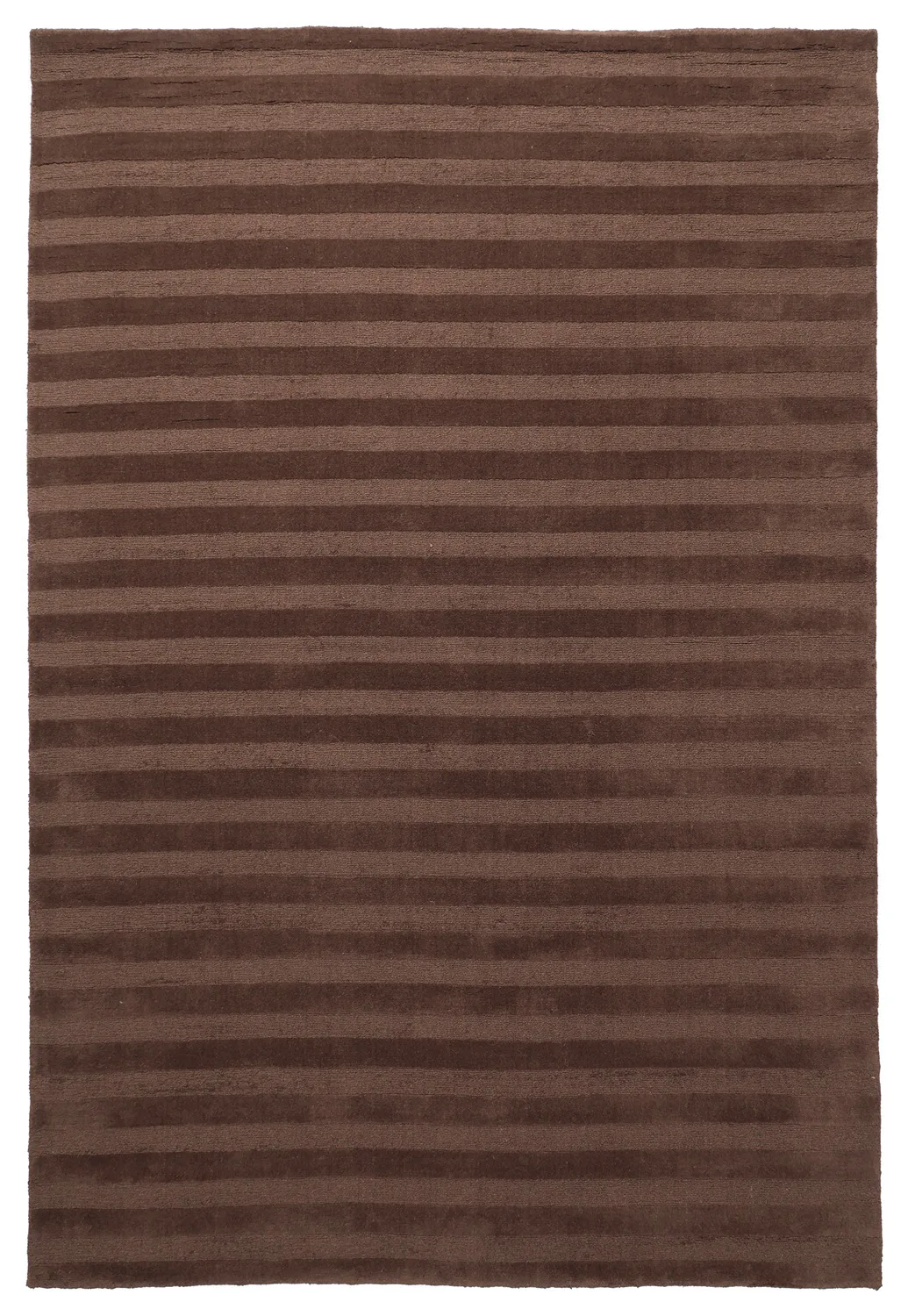 Ullteppe - Brenta Handloom Wool Premium (brun) (Størrelse: 200 x 290 cm)