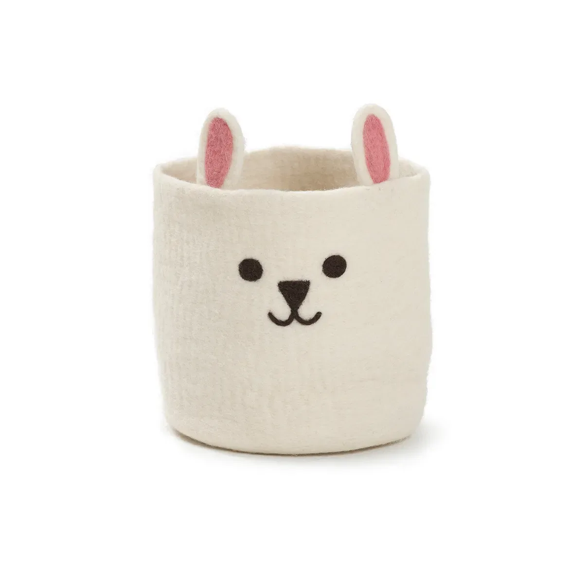 Klippan Yllefabrik Rabbit korg Ø20 cm Vit