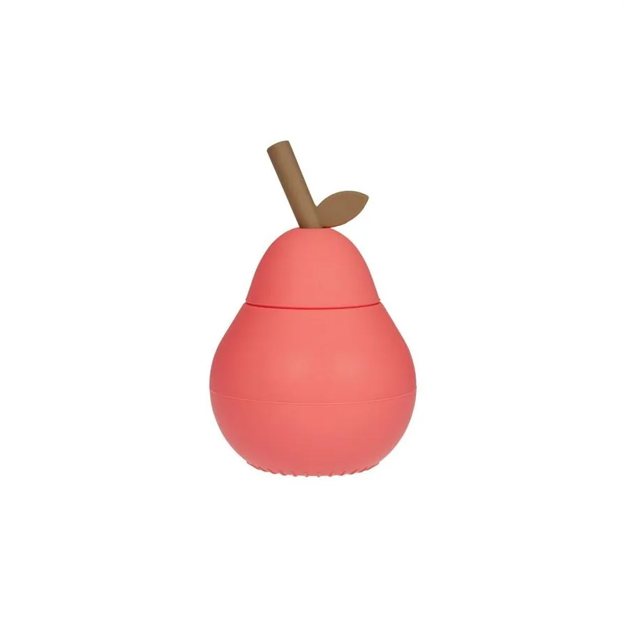 Kindergeschirr OYOY Kirschrot Silikon/Kautschuk H 13.5 cm