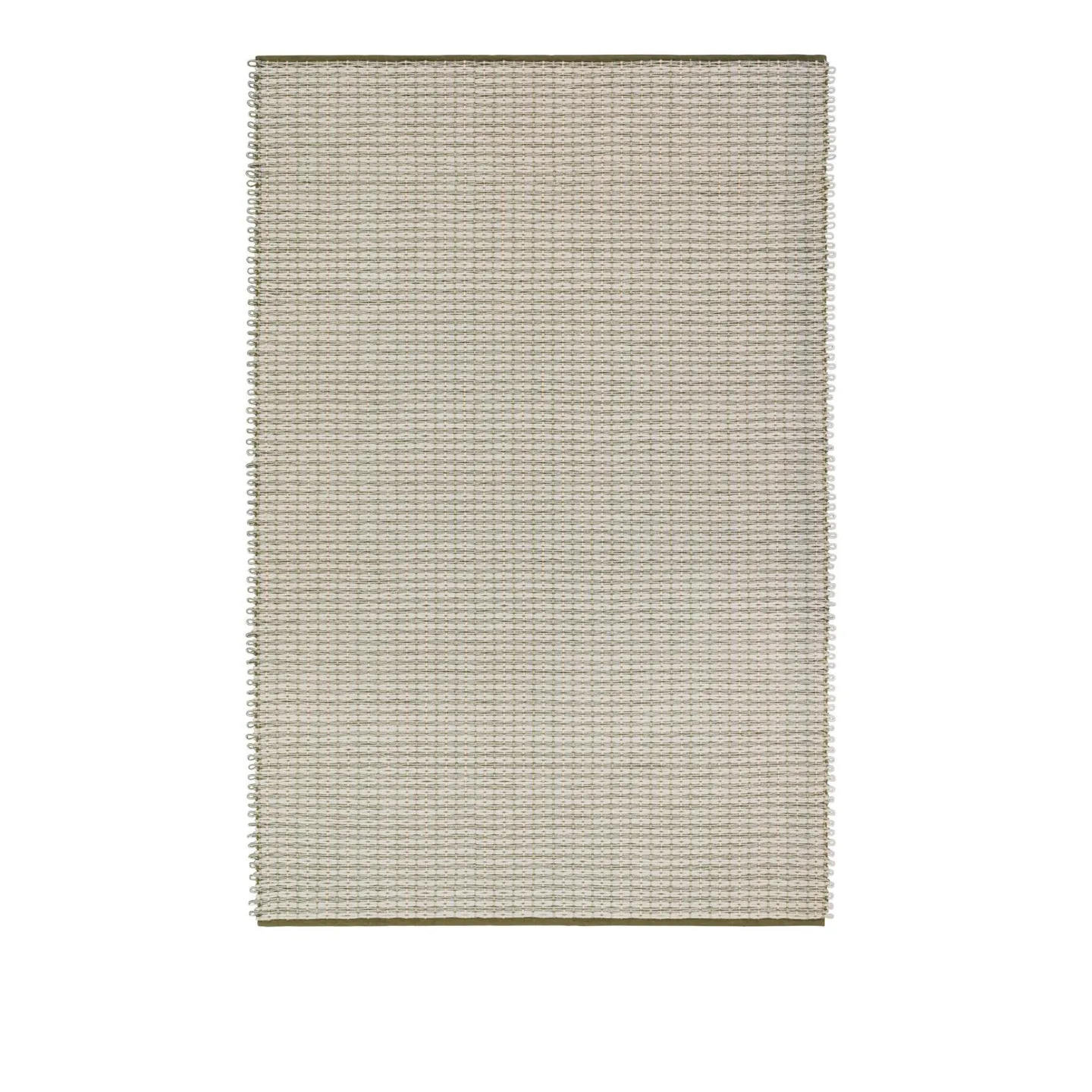 HEM - Rope Rug Large - Seaweed - Bomullsmattor - Pauline Deltour - Grön,Vit - Bomull/Syntetiskt