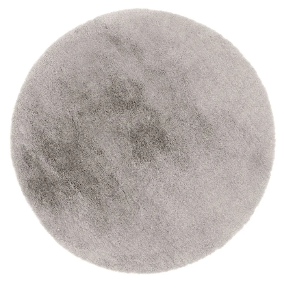 Runde tepper - Cloud Super Soft (grå) (Størrelse: Ø 240 cm)