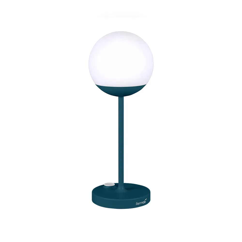 Fermob Mooon! bordslampa Acapulco blue (blå), h.41 cm