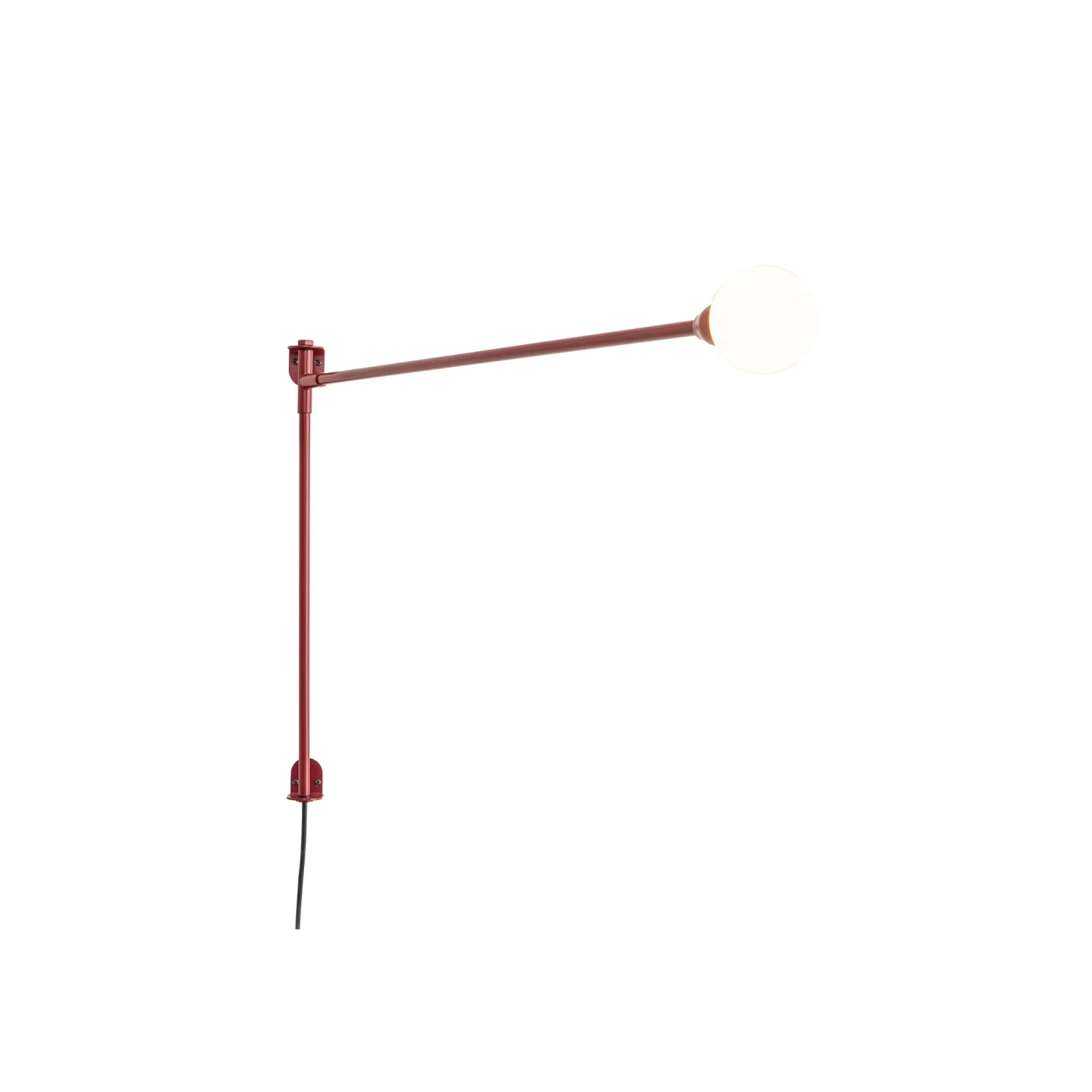 Nemo Lighting - Mini Potence Pivotante - Red - Vägglampor - Charlotte Perriand - Röd - Metall