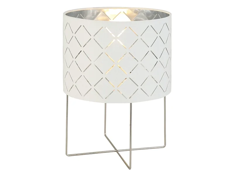 Tischlampe CARLA 32cm grau
