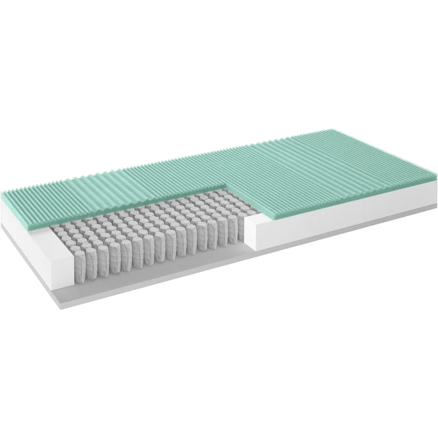 MyDeal Matratze Duett Weiss Schaumstoff 100 x 200 cm