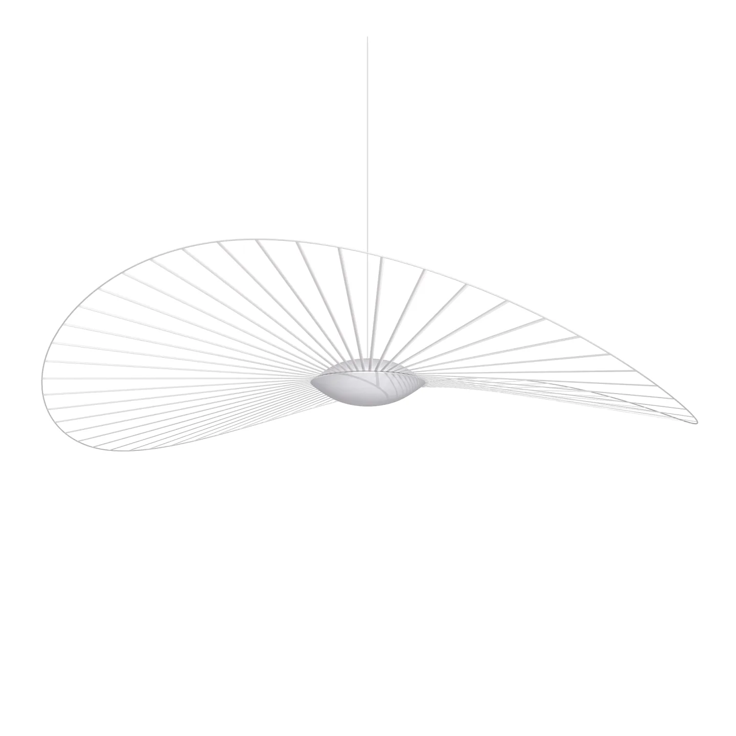 Petite Friture - Vertigo nova pendant lamp large 190cm white - Pendellampor - Constance Guisset - Vit