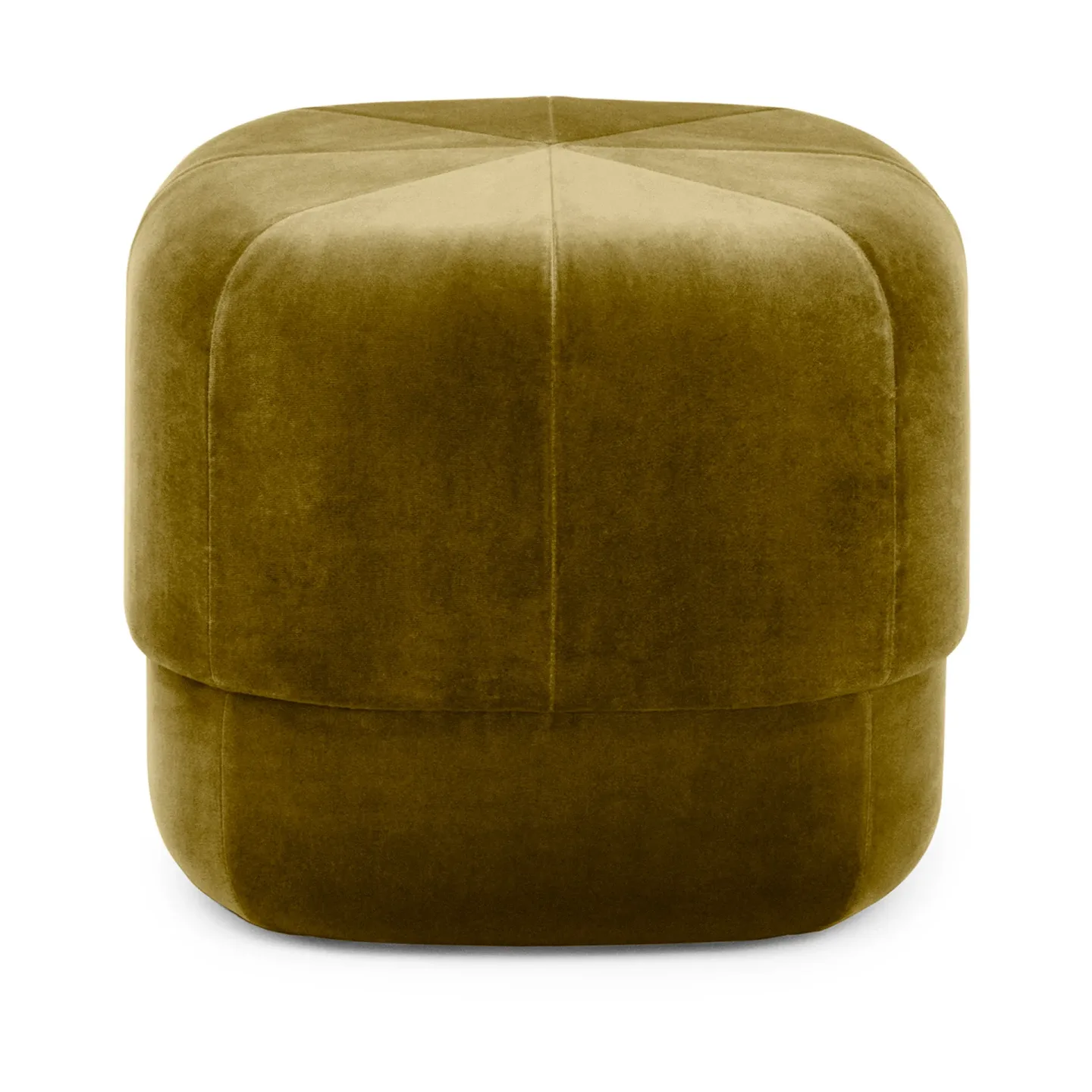 Normann Copenhagen Circus sittpuff Velour moss green, small