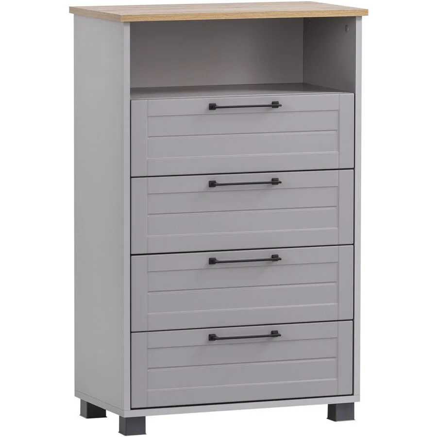 Unterschrank Wimmis eiche landhaus Holzwerkstoff B 62.4 H 102 cm