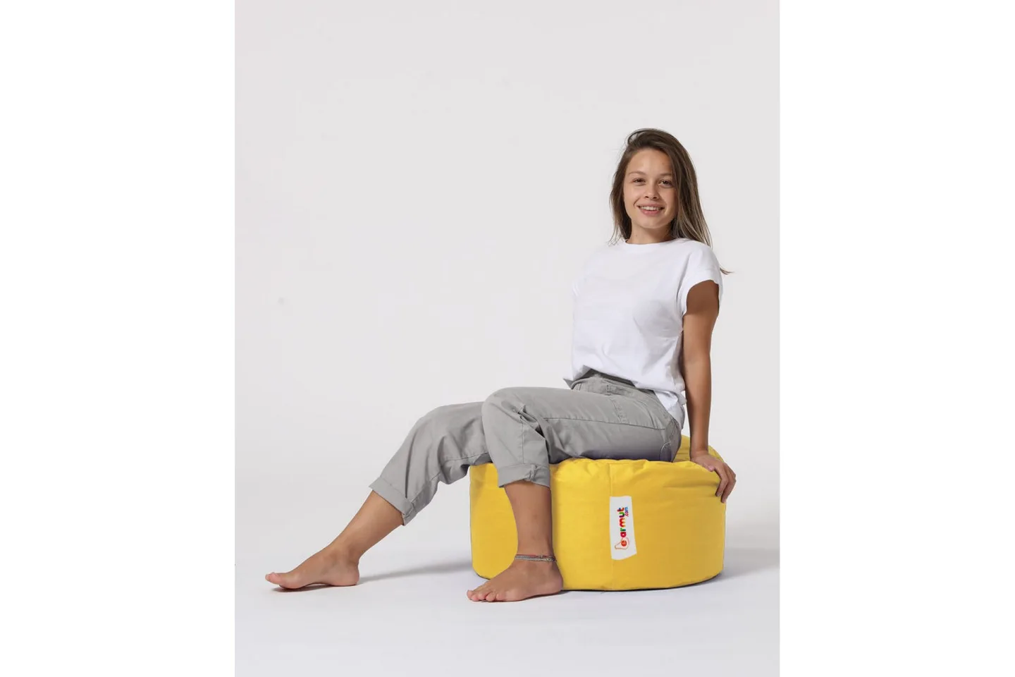 Sittsäck Utomhus Salima 55 cm - Gul