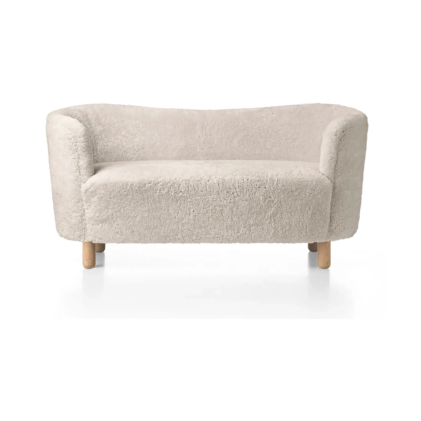 Audo Copenhagen Mingle soffa 152 cm Fårskinn Moonlight-ek