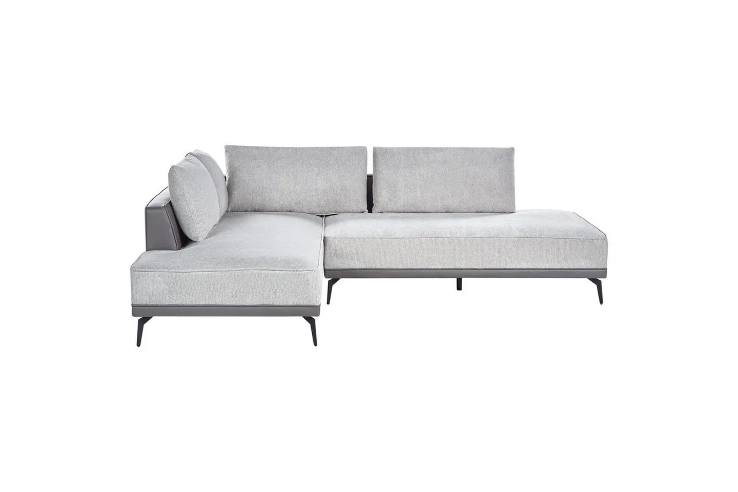 Modulsoffa Myken Grå/svart, Högervänd - Grå/svart, Högervänd