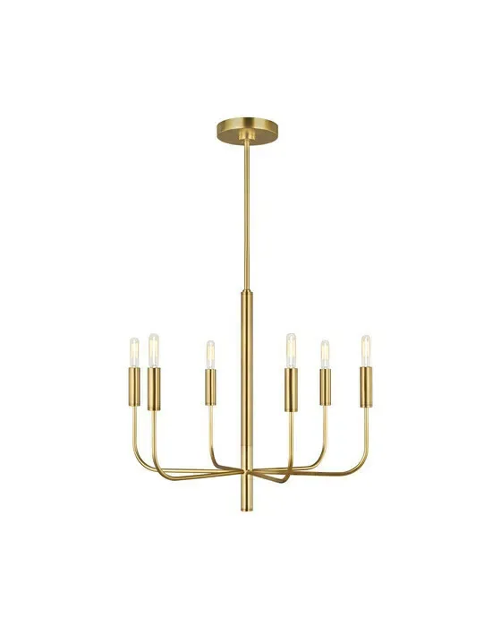 Brianna Small Chandelier Brass