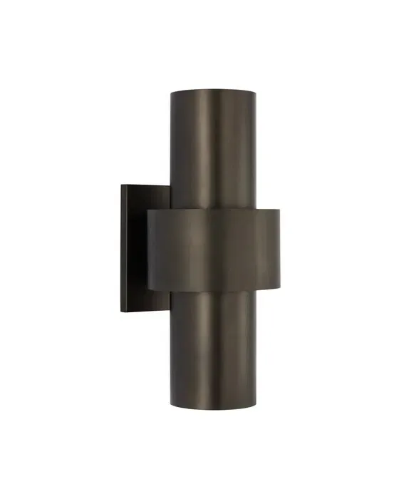 Chalmette Medium Layered Sconce Aged Iron