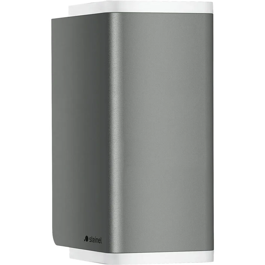 Designer-Wandlampe aussen Steinel L 930 - Farbe: anthrazit - Material: Aluminium - LED - Lichtfarbe: Warmweiss - LED Energiesparlampen