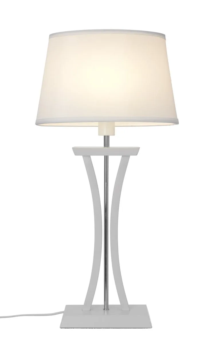Cottex - New Chelsea 60cm - Bordslampa - Vit