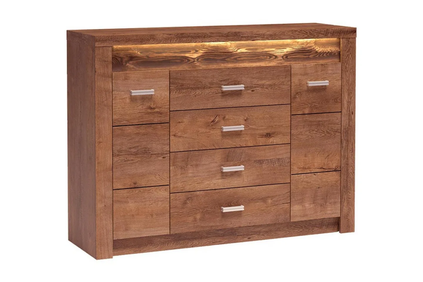 Indianapolis Skänk 137x42x104 cm - Beige/Brun