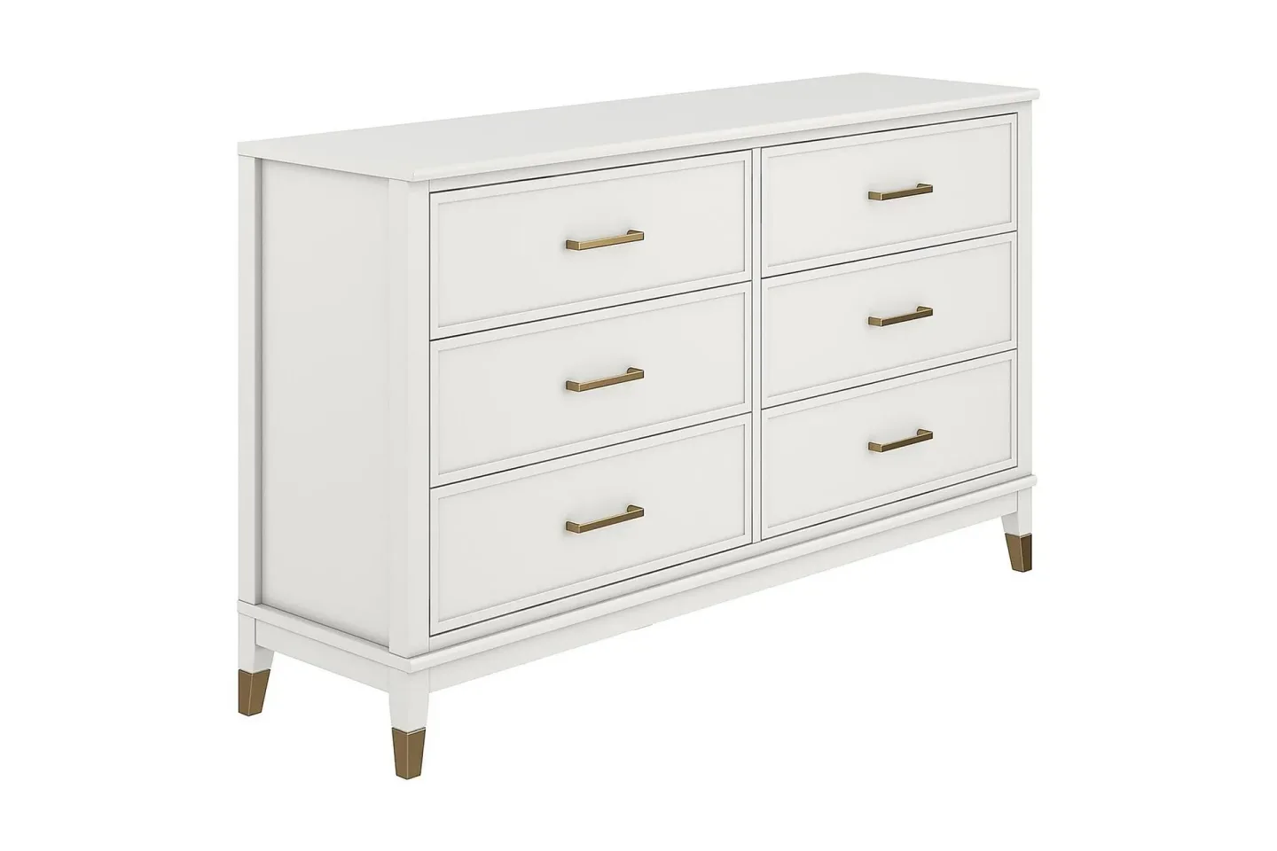 Westerleigh Byrå 144x41 cm Vit -