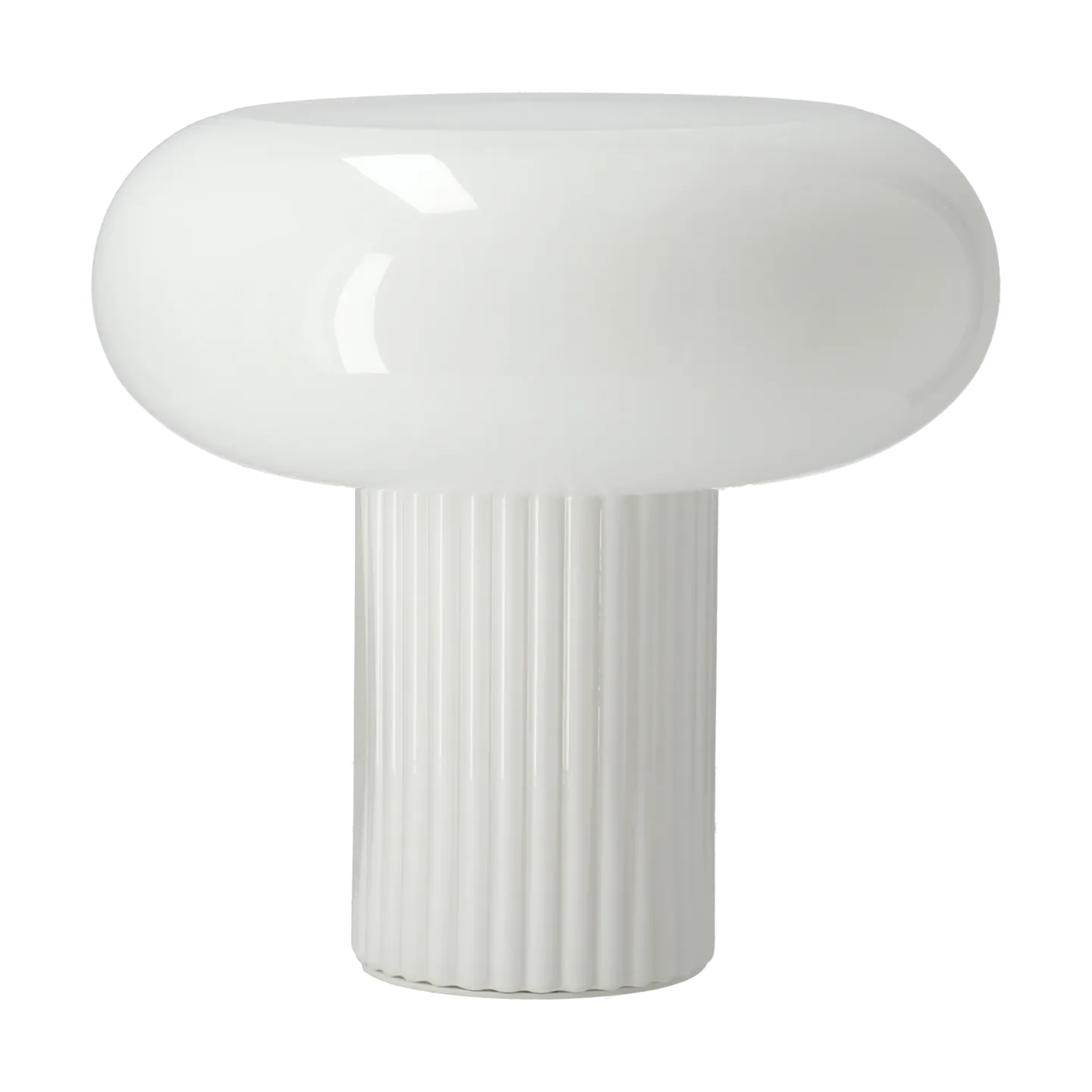 Scandi Living Haven Tischleuchte 26 cm Weiß