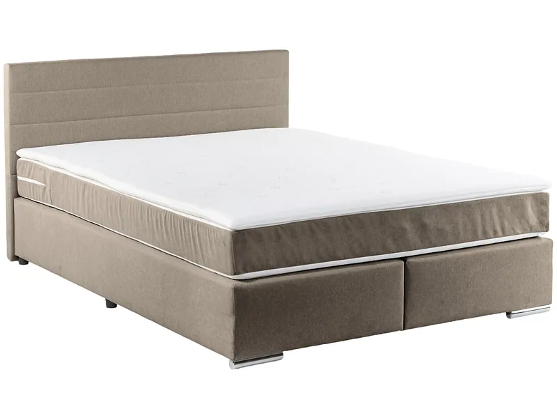 Boxspringbett SORCHA braun 180x200cm fest