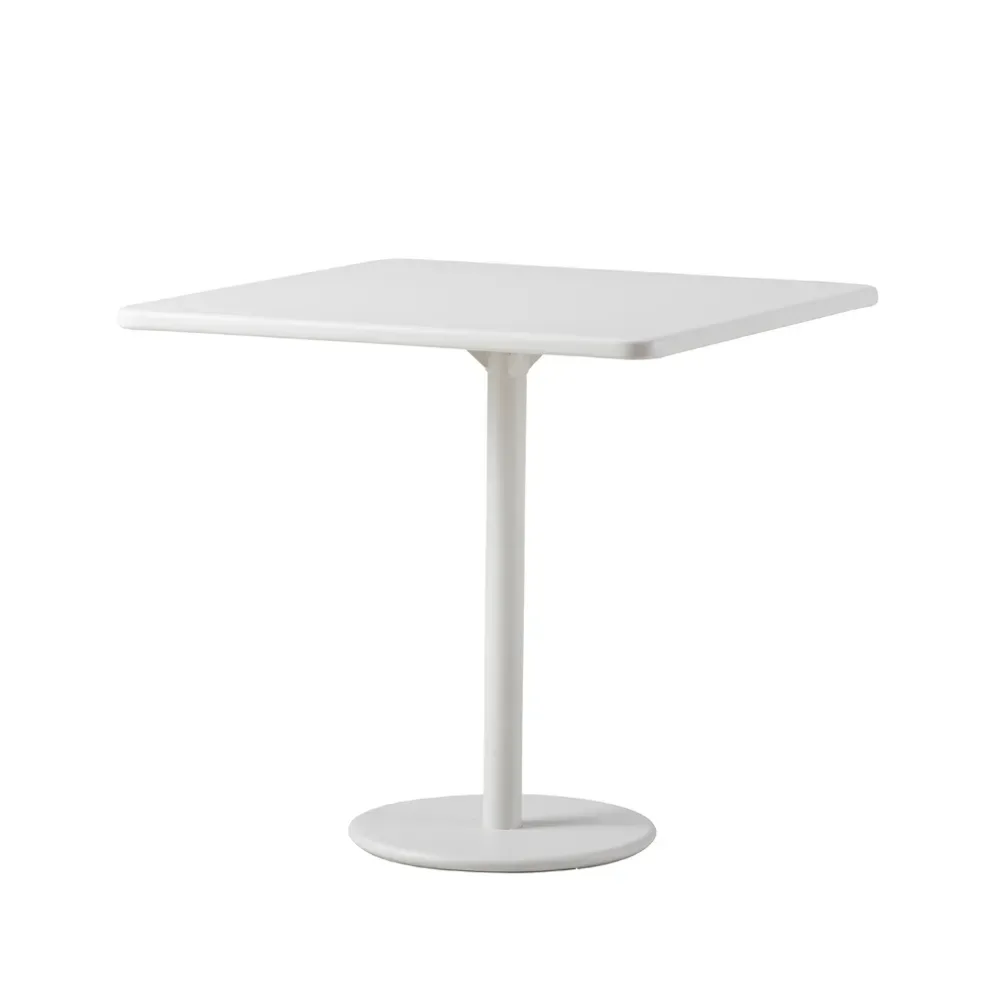 Cane-line Go Café-Tisch 75x75 cm White-White