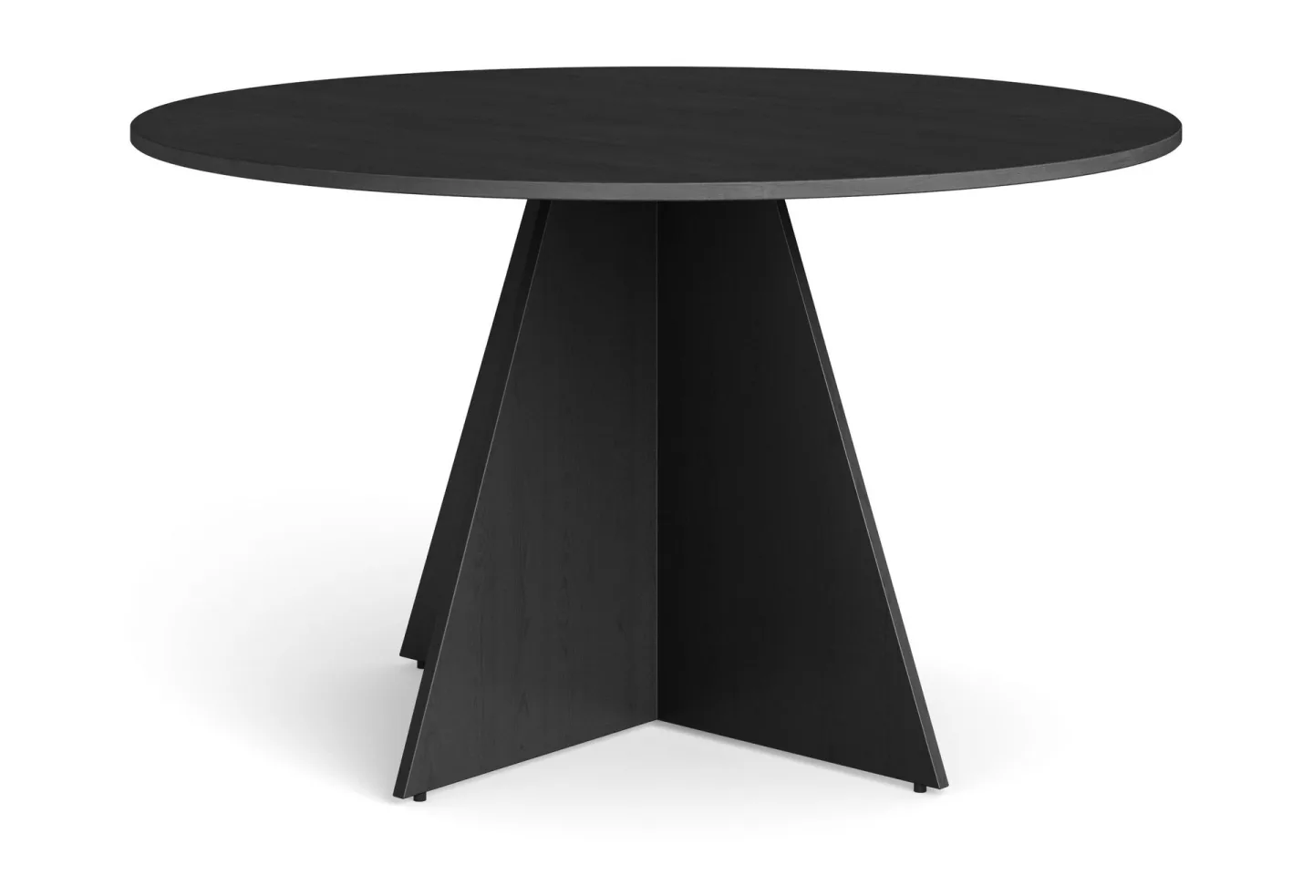 Vera Runt Matbord ø130 cm Fanér - Svart