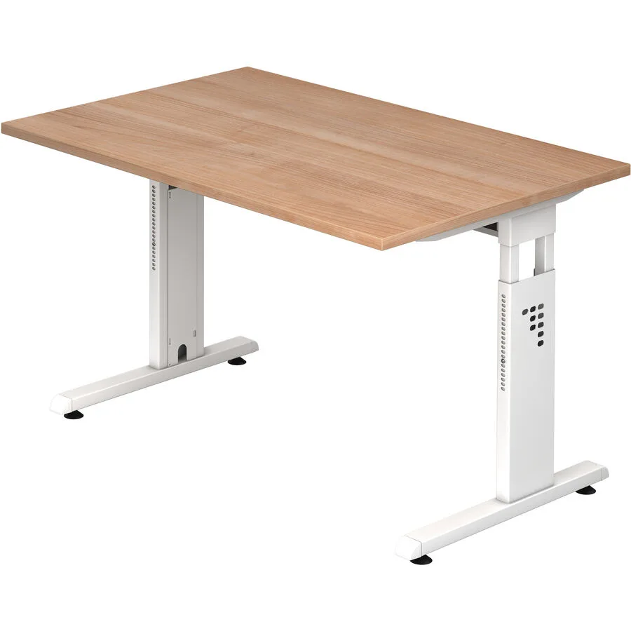 Schreibtisch Office nussbaum Holzwerkstoff B 120 T 80 cm
