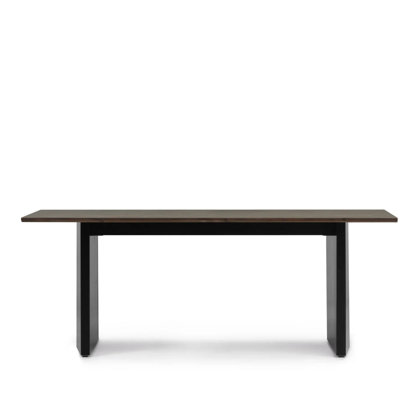 Normann Copenhagen - Panel Table 90 x 200 cm Black Dark Brown - Matbord - Simon Legald - Brun - Metall/Trä