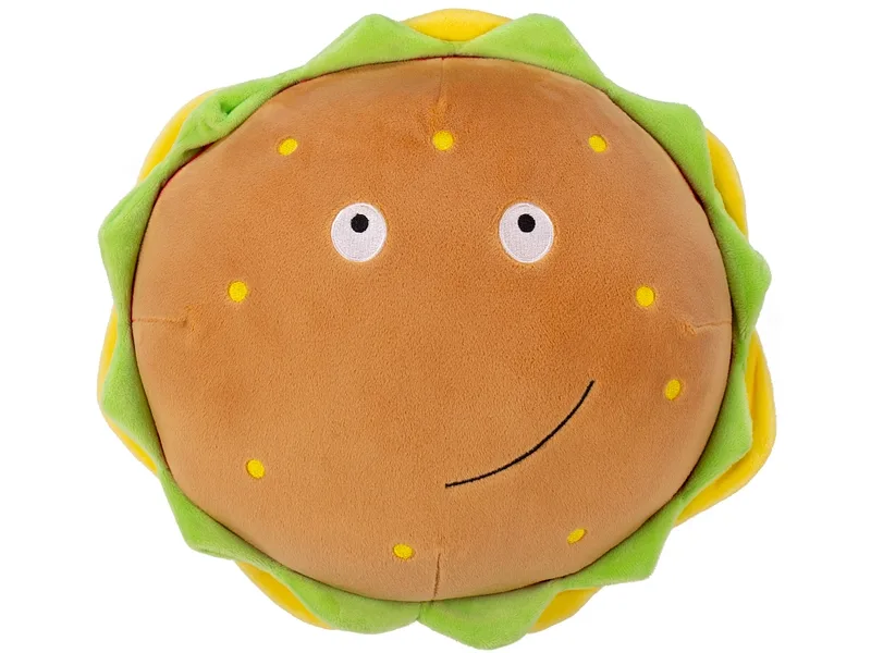 Kissen HAMBURGER 35x35cm braun