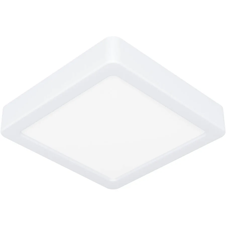 Eglo Deckenlampe Fueva 5 Weiss Stahl 16 cm 2.8 cm - LED - Lichtfarbe: Warmweiss - LED Energiesparlampen
